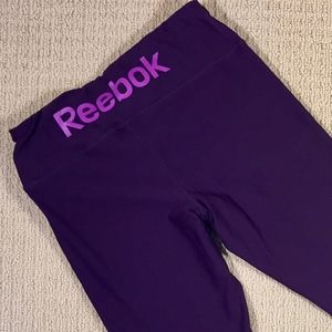 Reebok Leggings in Deep Purple
